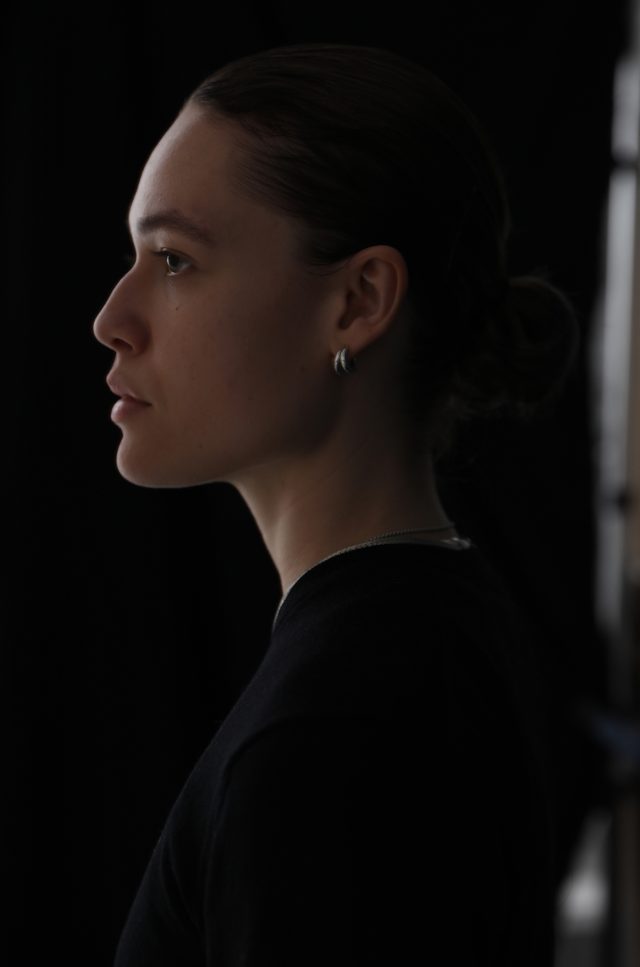a profile of a woman