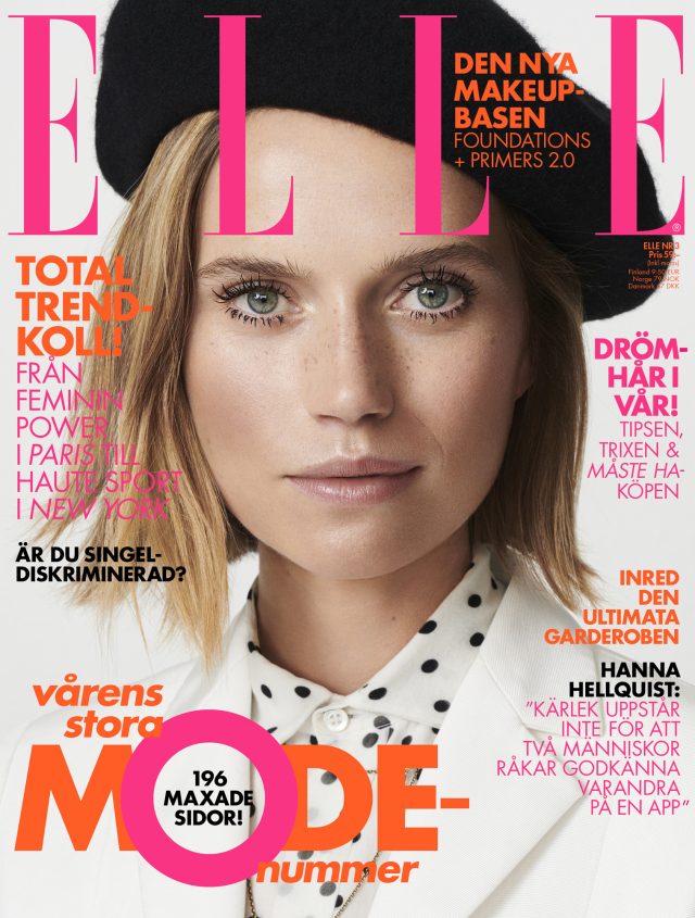 a woman on the cover of a magazine