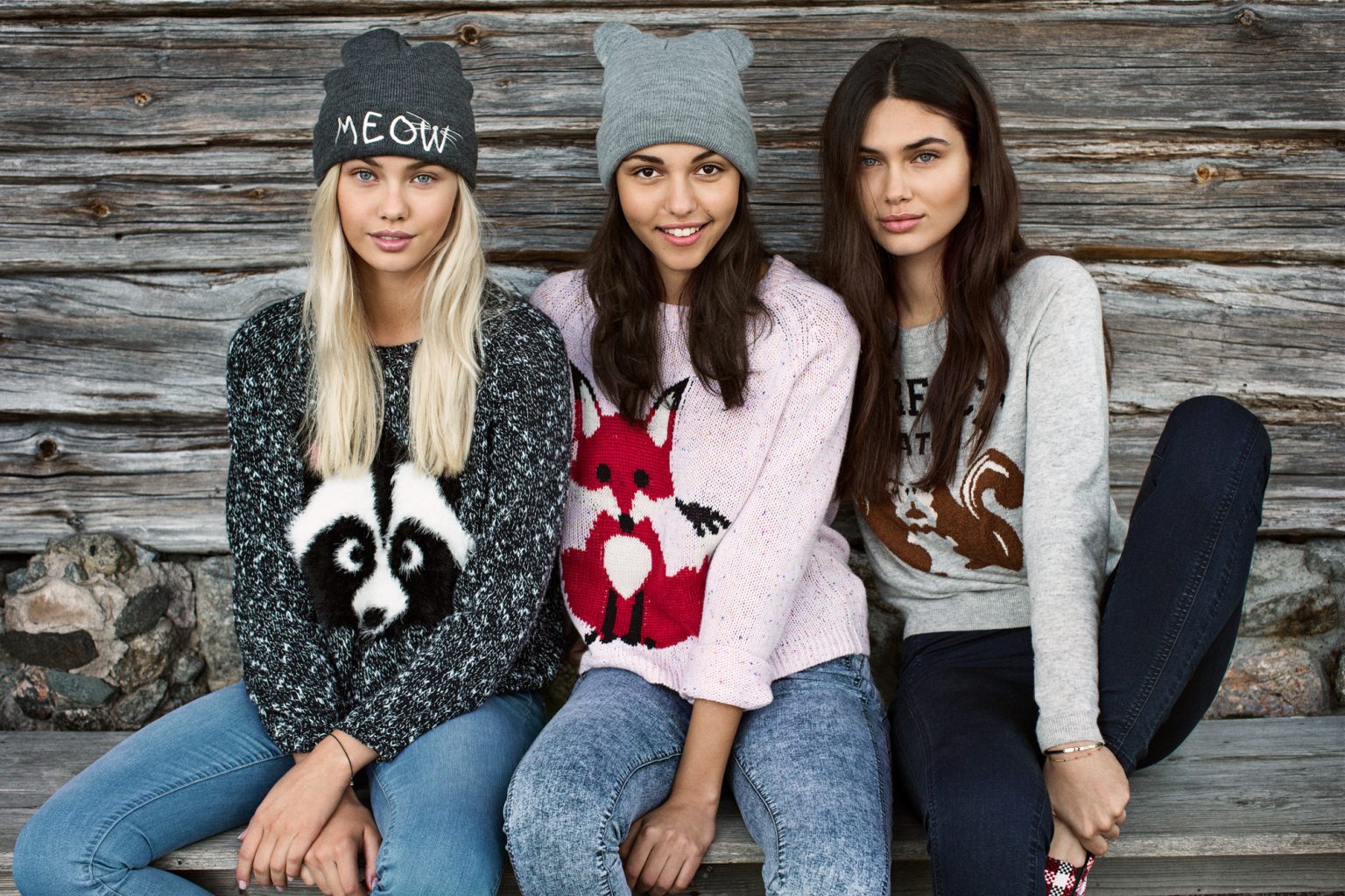 a group of women sitting together