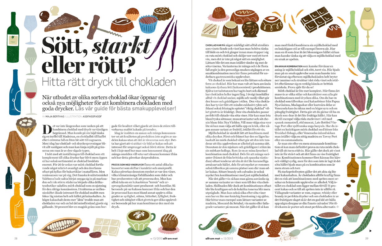 a page of a magazine with text