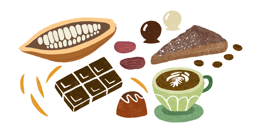 a collection of chocolates and sweets