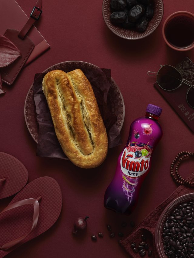 a food on a table