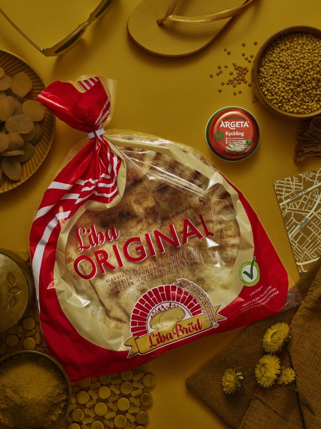 a bag of food on a table