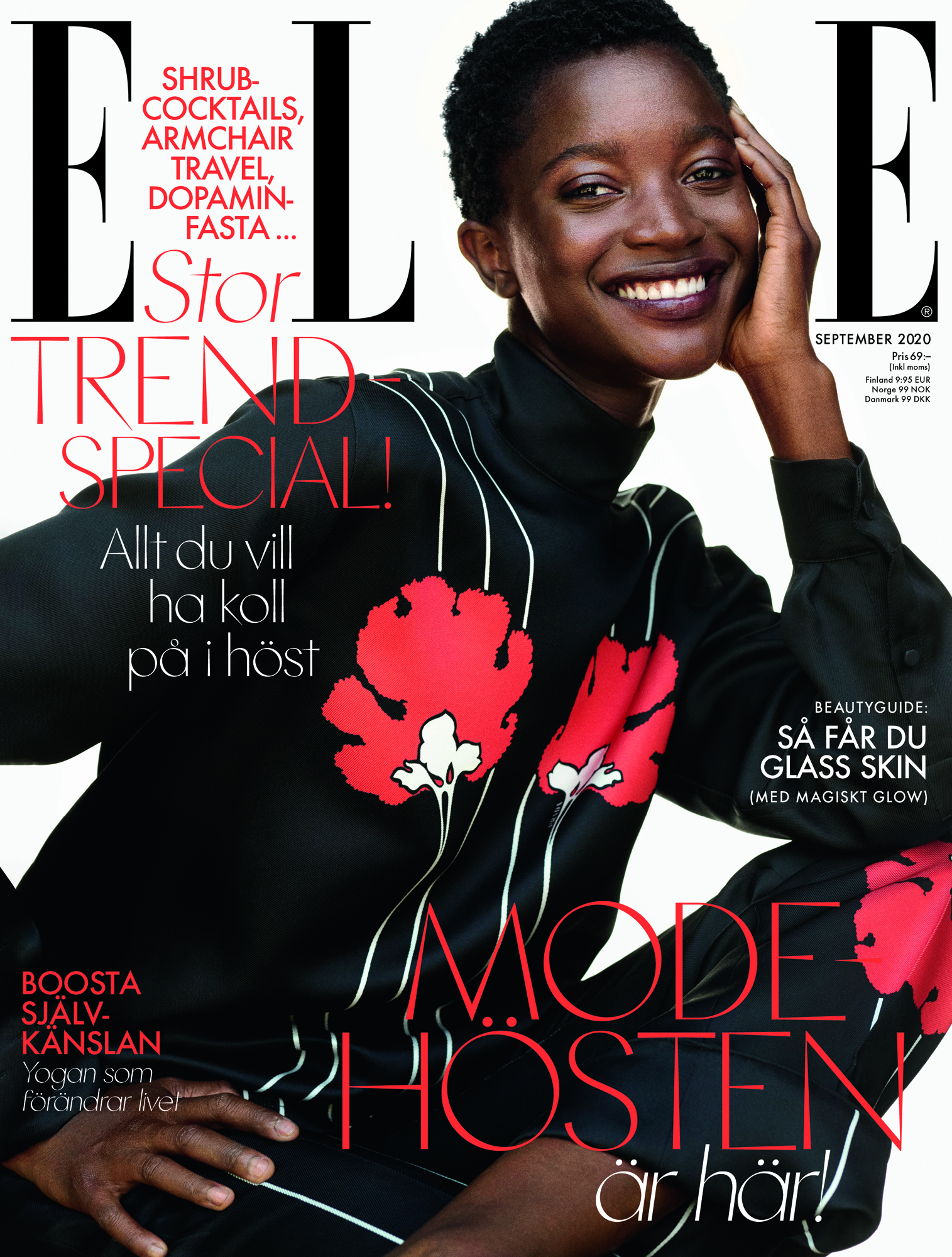 a woman on the cover of a magazine