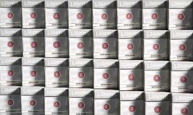 a group of boxes stacked together