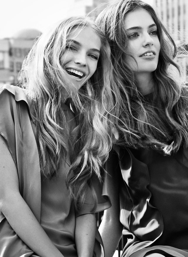 a group of women smiling
