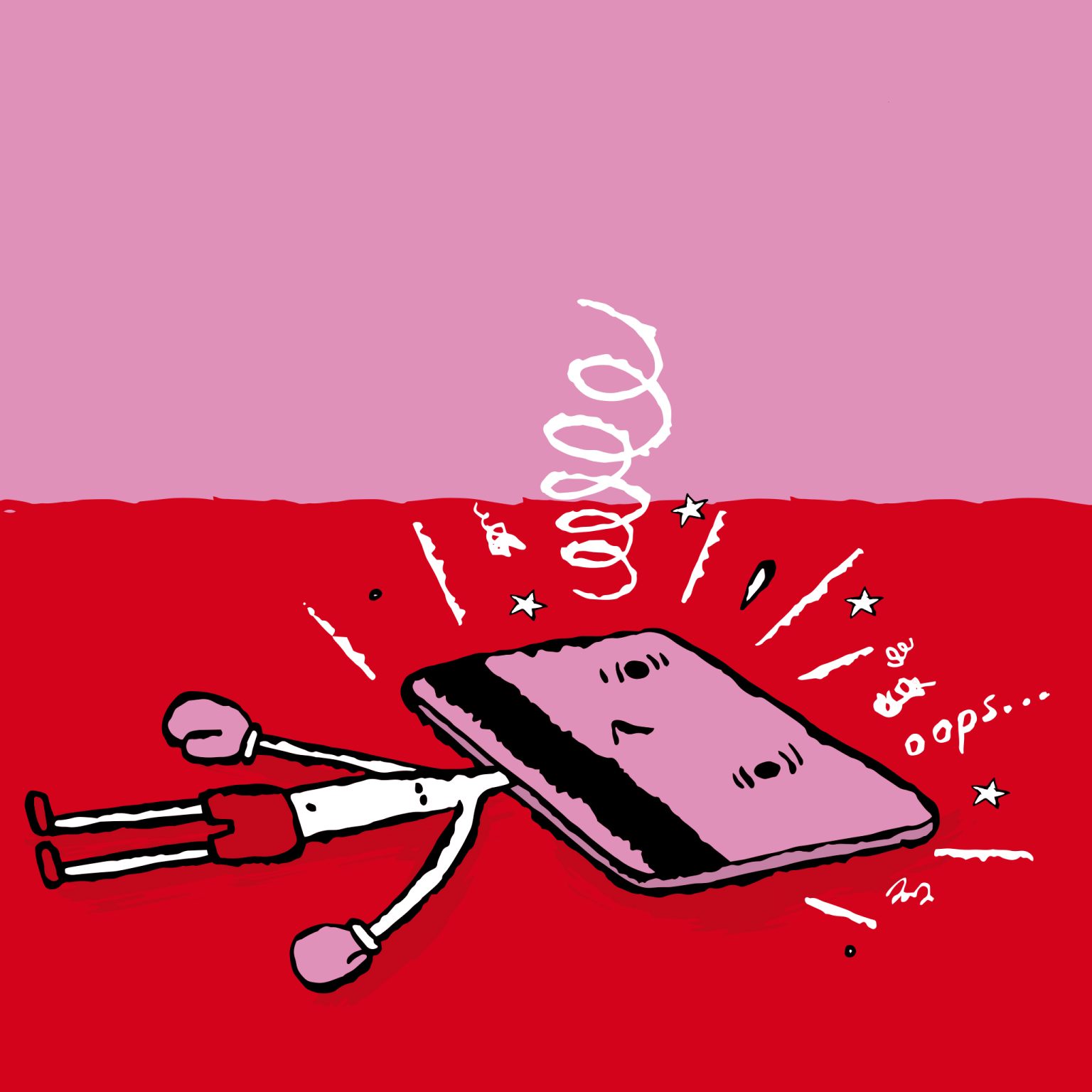 a cartoon of a card with arms and legs