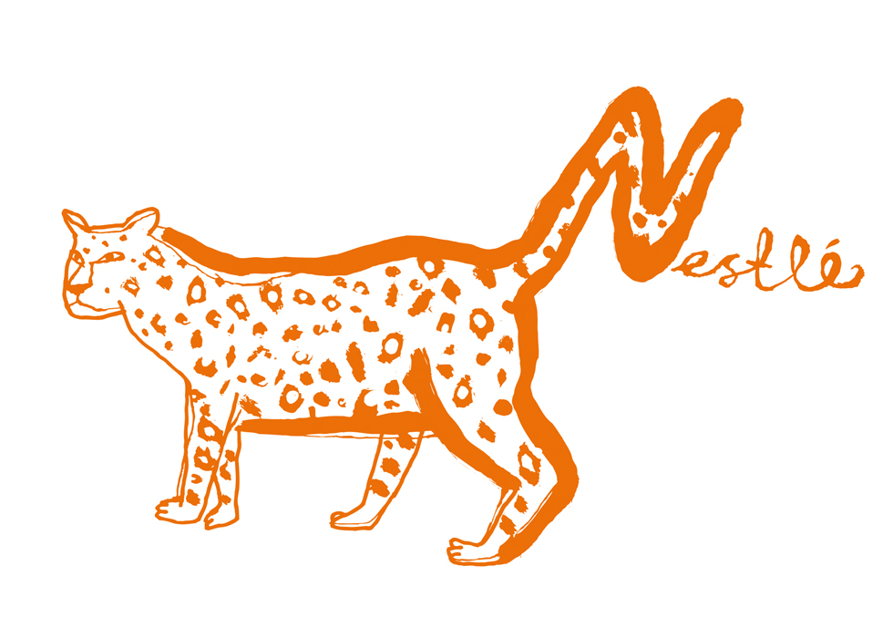 a drawing of a cheetah