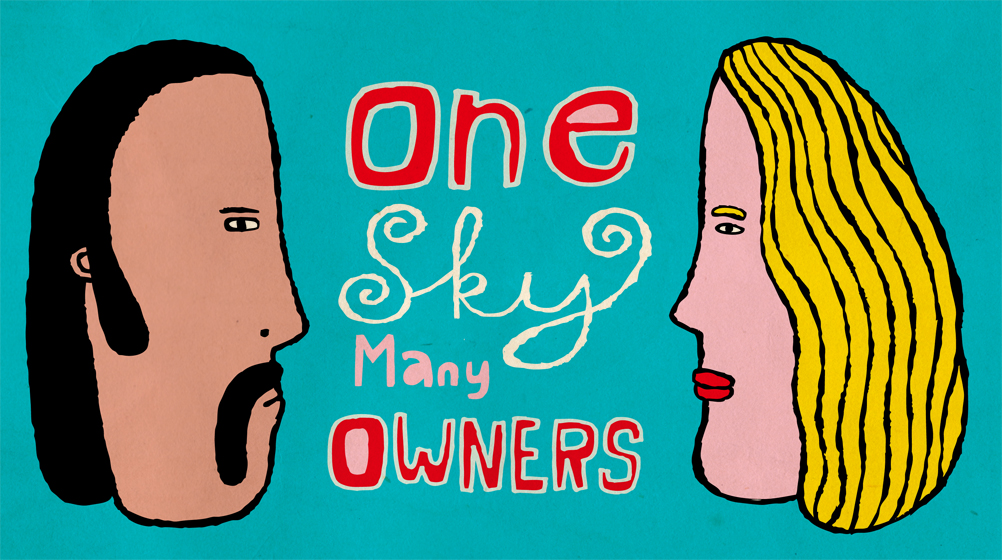 a drawing of a man and a woman