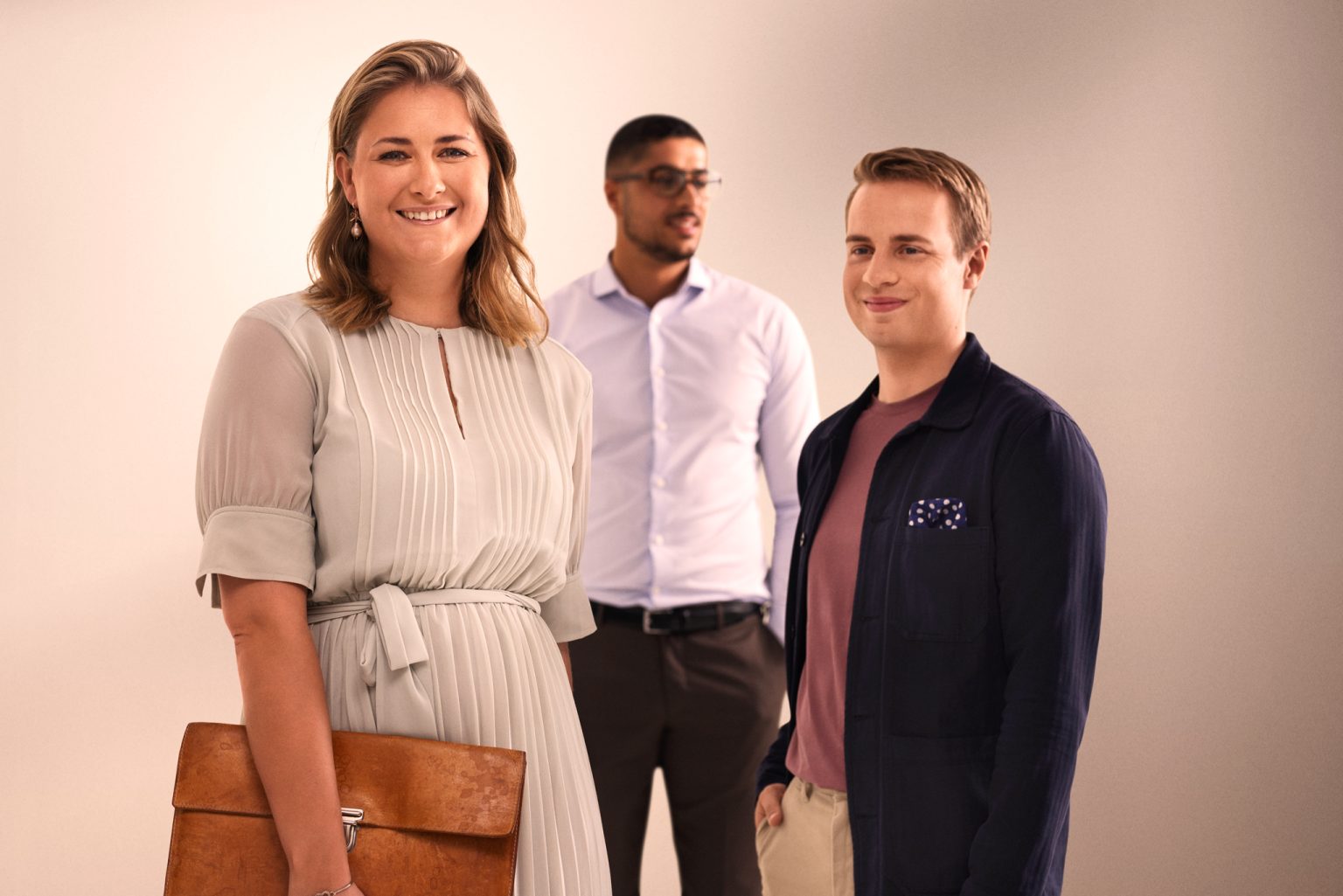 a group of people posing for a photo