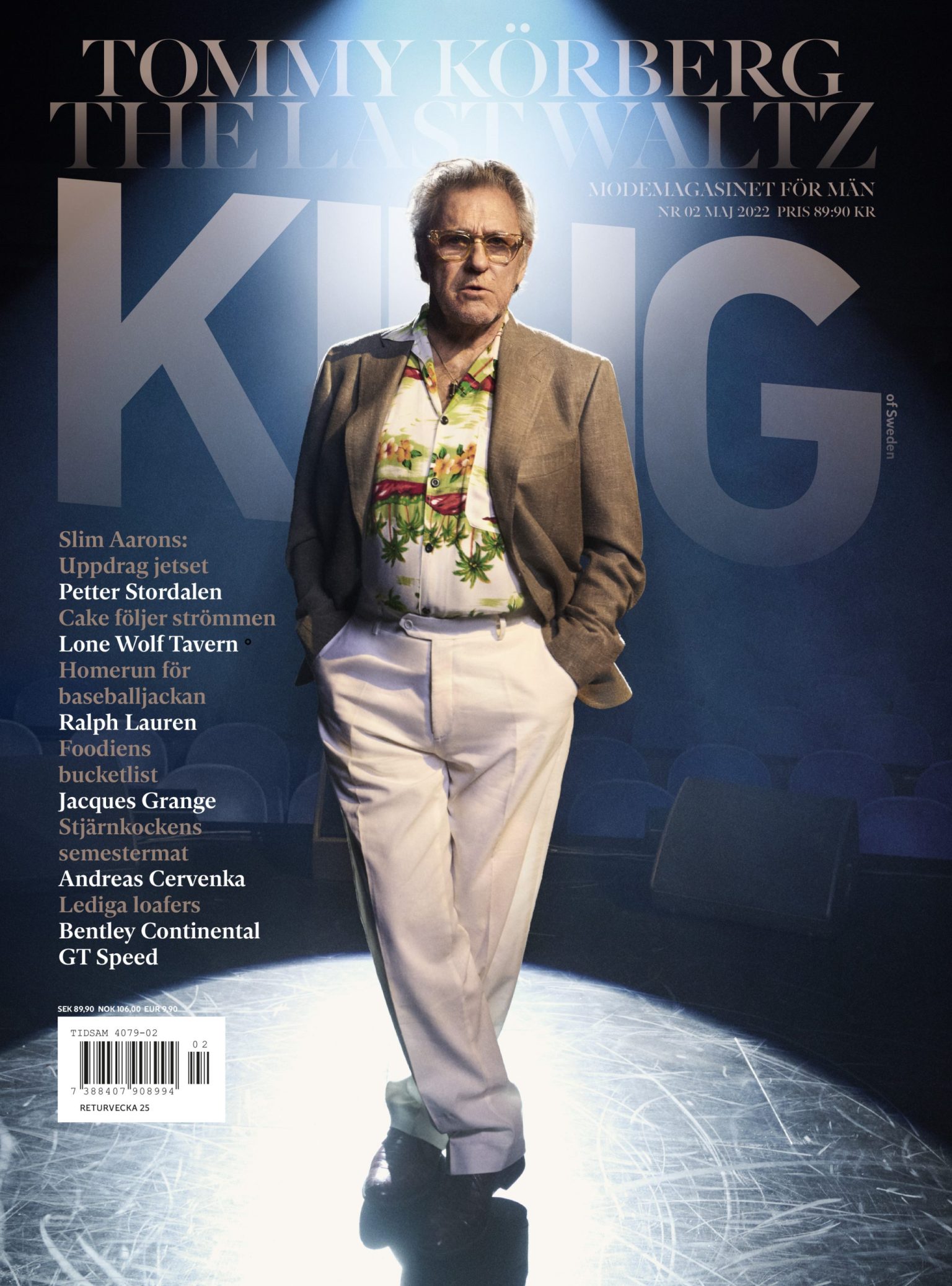 a man on the cover of a magazine