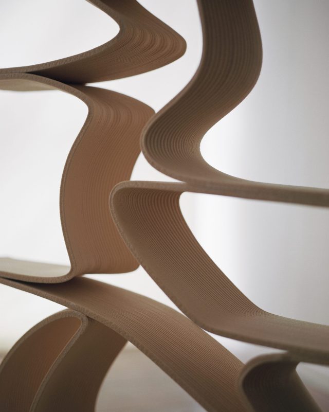 a close up of a sculpture