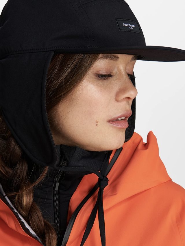 a woman wearing a hat