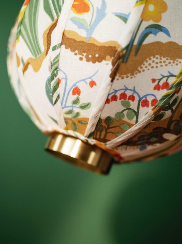 a close up of a lamp