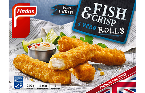 a box of food on a newspaper