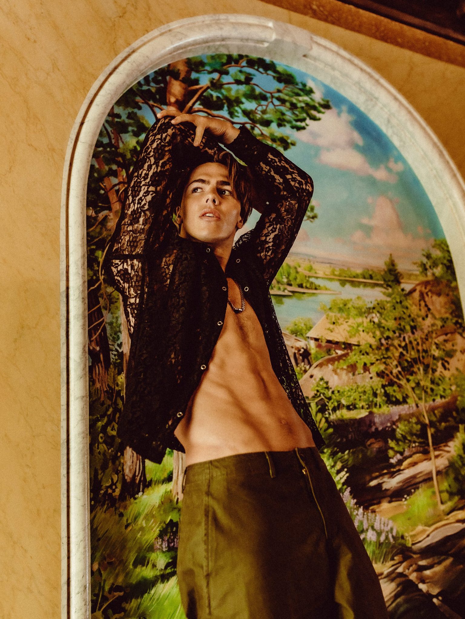 a man posing for a picture