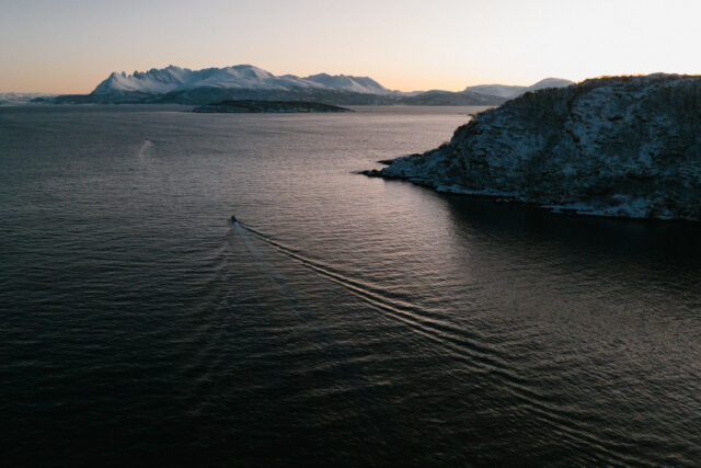 a boat in the water