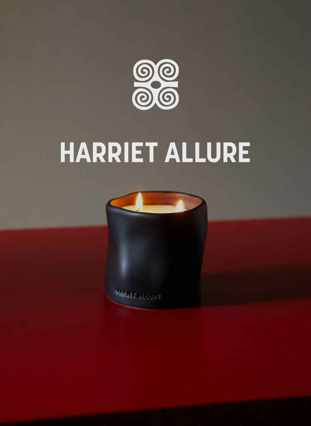 a candle on a table