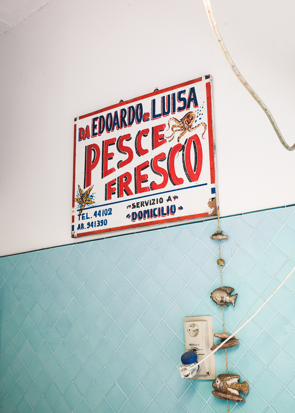 a sign on a wall