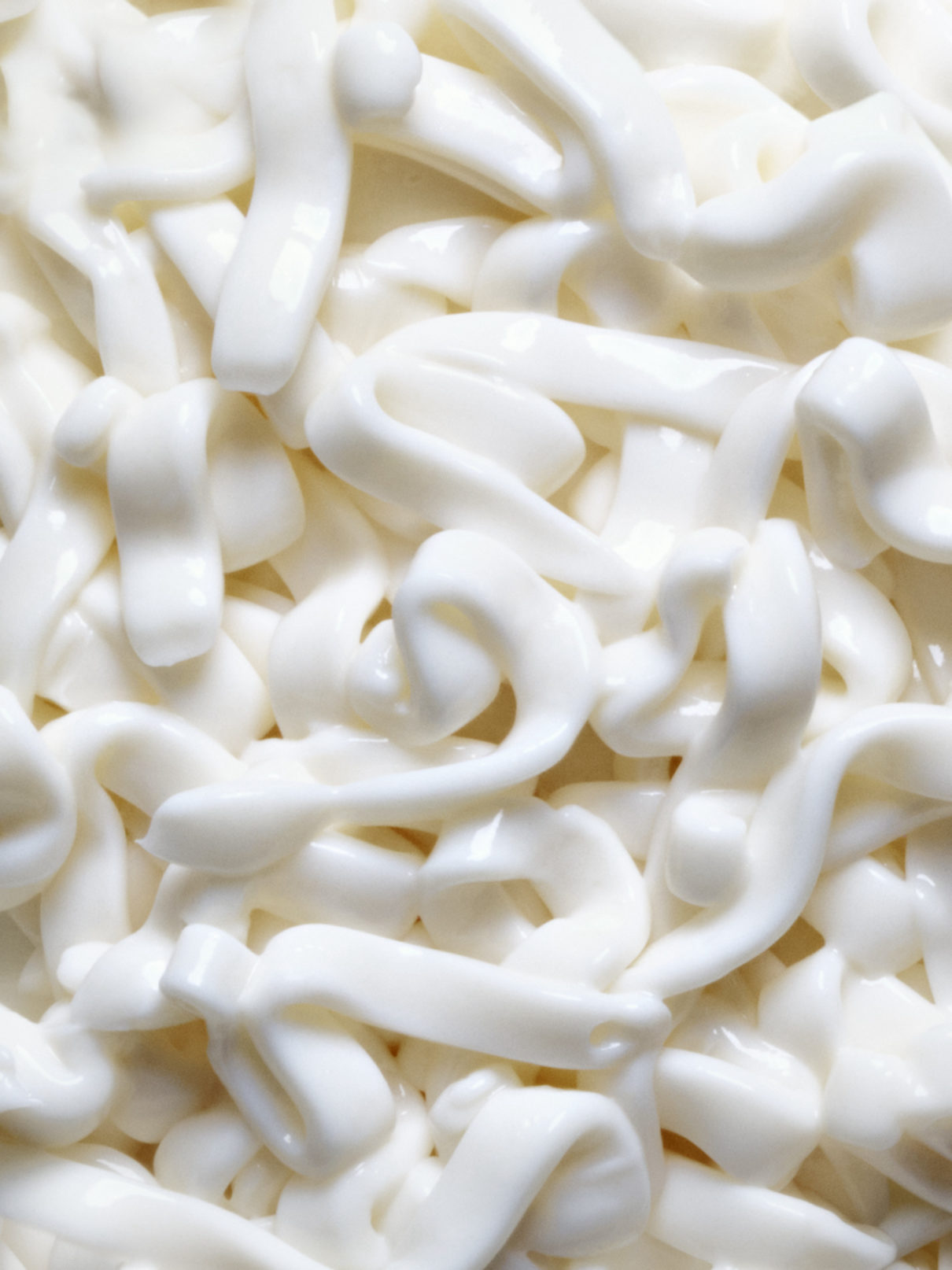 a close up of white food