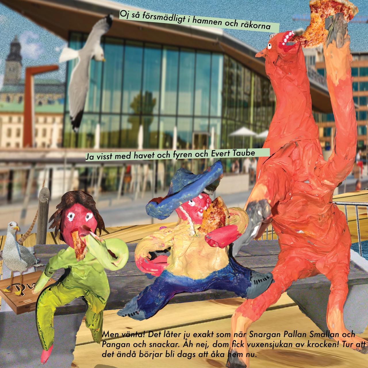 a group of cartoon characters