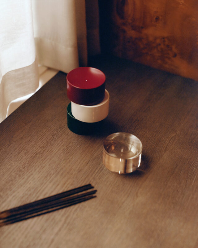 a group of objects on a table