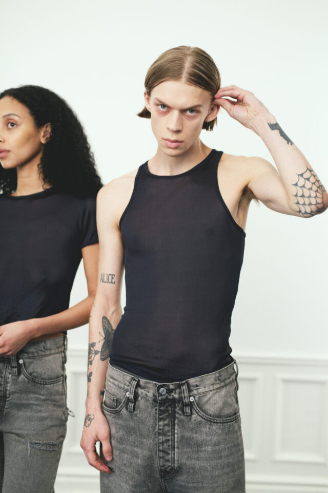 a man and woman posing for a picture