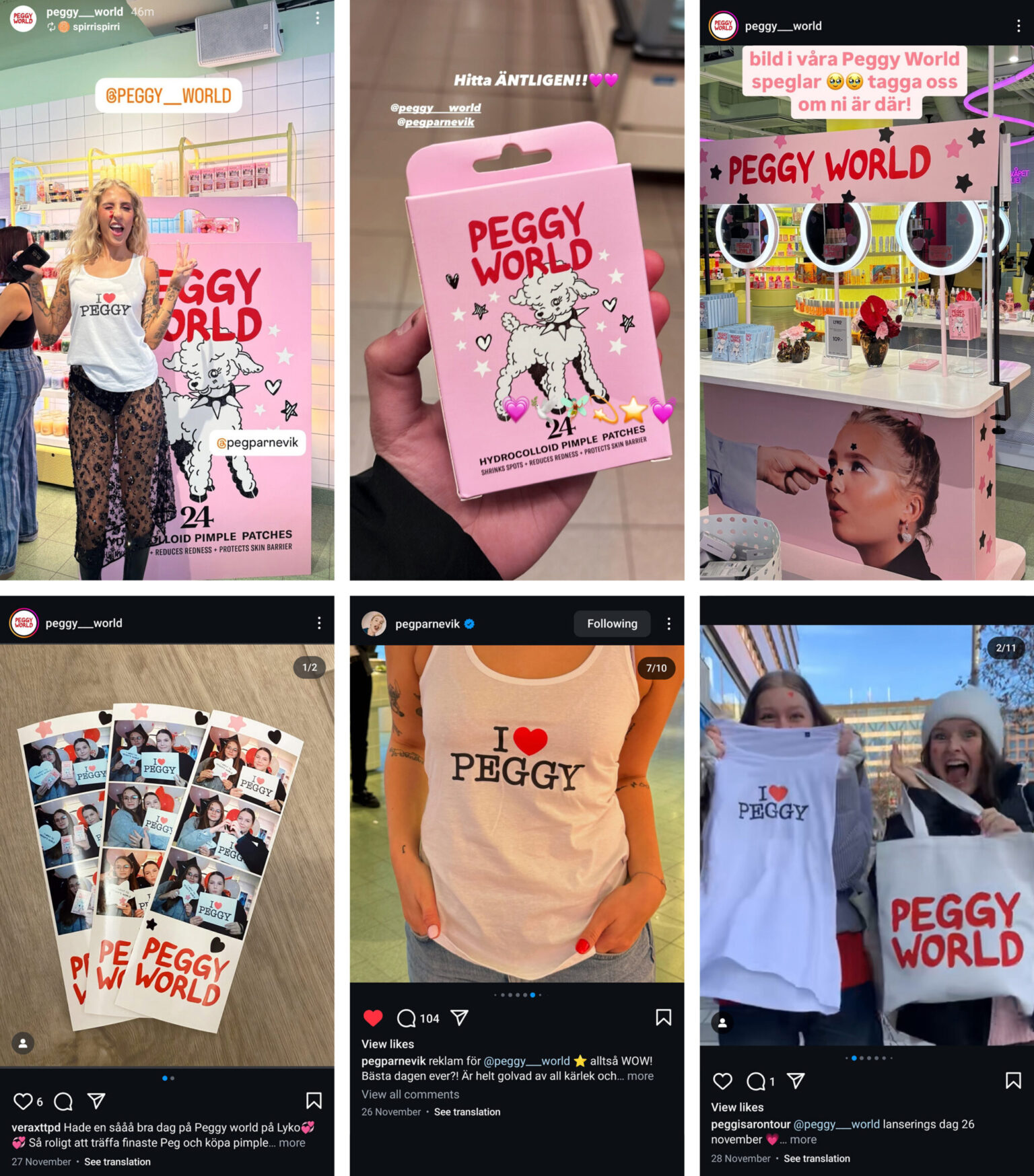 a collage of images of women and a t-shirt