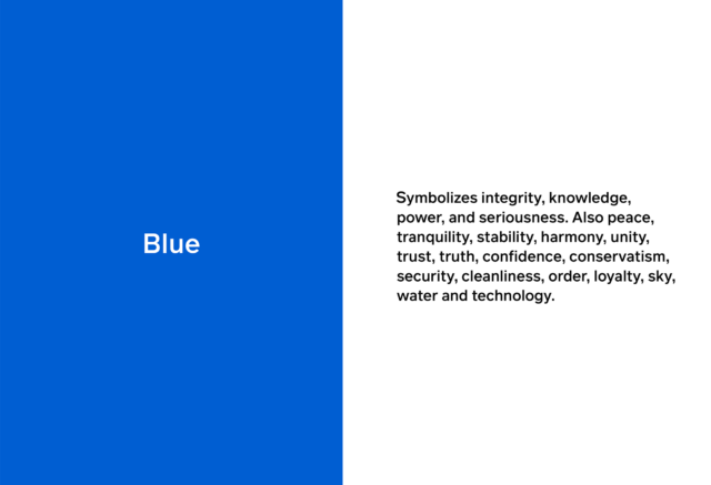 a blue and white background