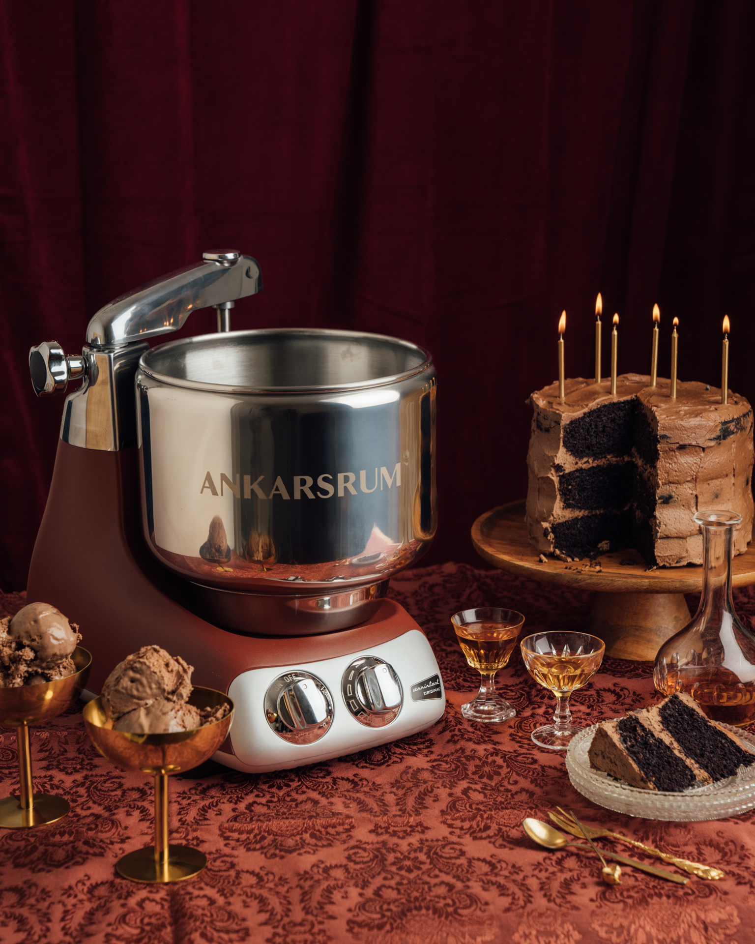 a cake with candles on it