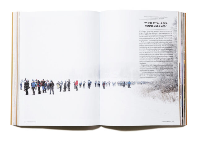 a book open to the pages of a magazine