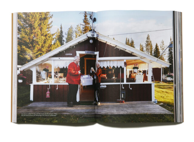 an open book of a house