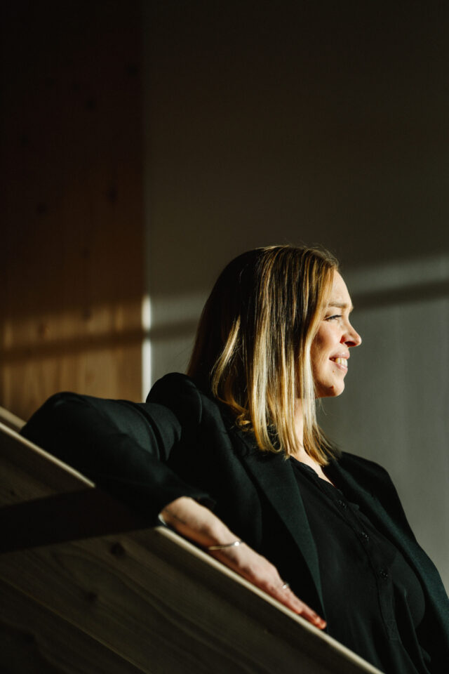 Porträtt på CEO Emma Storbacka på Avaus
