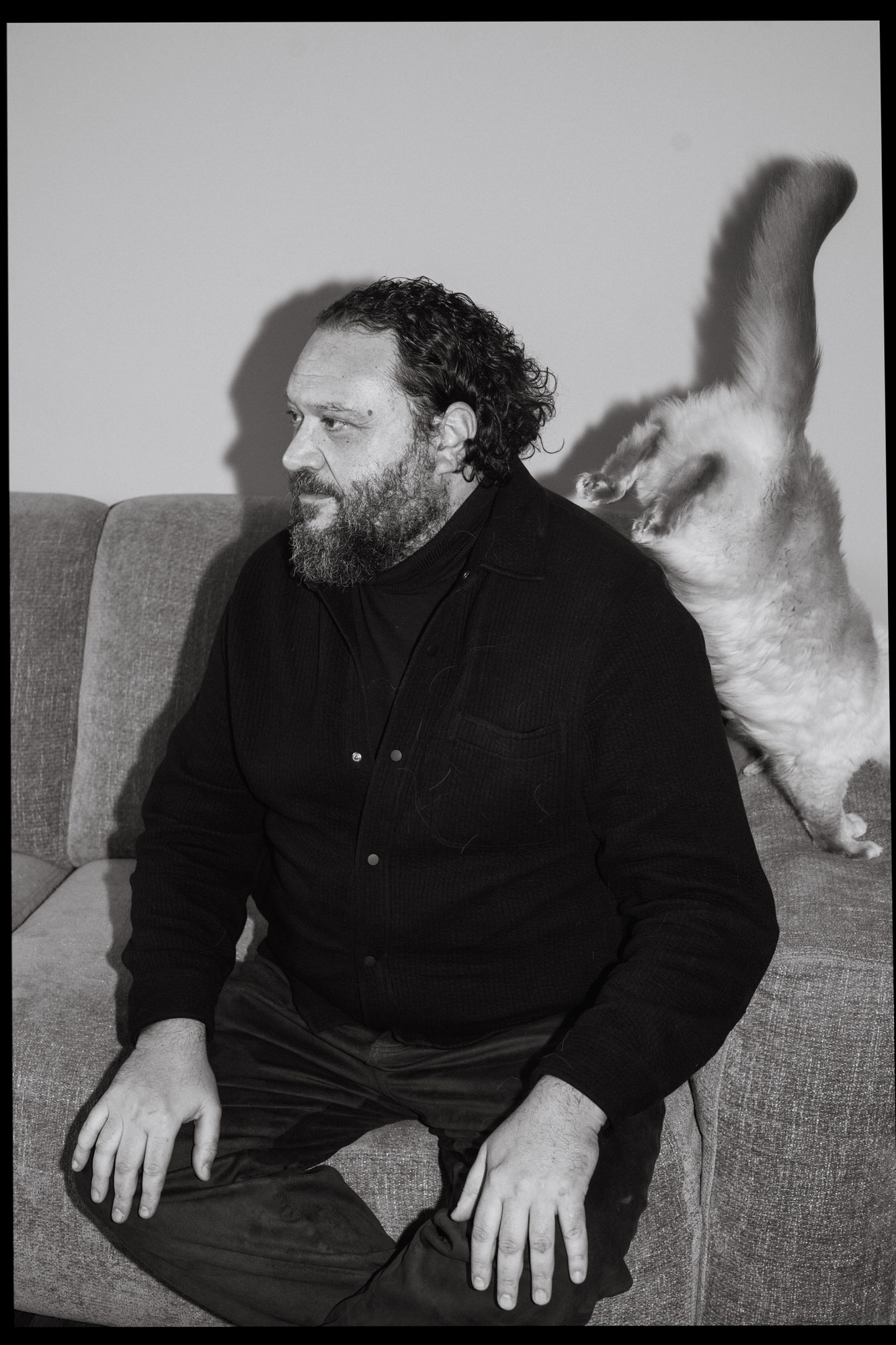 Goran Kapetanovic fotad för Scen & Film