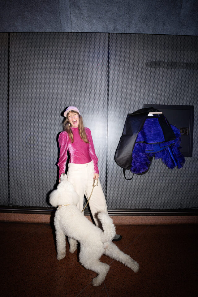 Reklamfotograf reklamkampanj med modedesignern Stina Löving