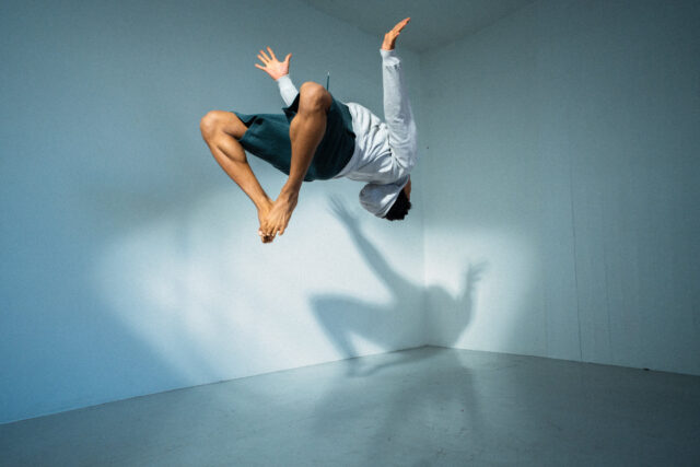 Maskot sport in studio shoot